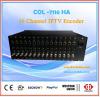 16 channel HDMI & AV H.264 IPTV encoder