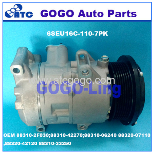 6SEU16C Auto A/C Compressor for Toyota Camry RAV4 OEM 88310-2F030 88310-42270