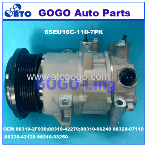 6SEU16C Auto A/C Compressor for Toyota Camry RAV4 OEM 88310-2F030 88310-42270