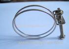 201 Stainless Steel Double Wire Hose Clamp For Petrol-chemical Industry