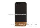 Black iPhone 5 Wooden Back Case , iphone 5s wood back hand-polished