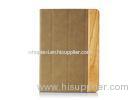 Foldable Kids iPad Air Leather Folio / Wood and Genuineh Leather iPad Cases and Covers