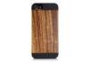 Handmade Zebra Wood and PC iPhone 5 Wooden Back Protection Case Shock Resistant