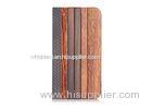 Hard Wallet Flip Cell Phones Case Wooden iPhone 4 Cover Shock Resistant and Fancy