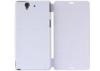 TPU Flip Case Sony Cell Phone Covers White Sony L36i Phone Shells