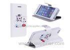 Printing Leather iPhone 5s Cell Phone Cases Durable Protective White