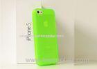 Eco friendly TPU iPhone 5s Cell Phone Cases Green Protective Phone Covers