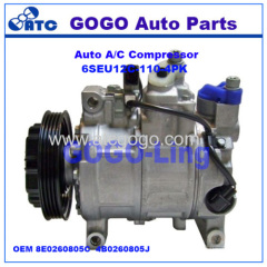 6SEU12C Auto A/C Compressor for AUDI A4 / A6 / VW POLO OEM 8E0260805C