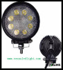 Round 24W LED Work Spot Pencil Offroads Lamp Light Truck Ute Boat 4WD 12V 24V