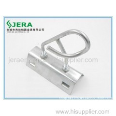 Bracket. Designed for the suspension elements of cable fittings on poles.