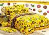 Yellow B Duck Cotton Bed Sets , Twill Cotton Teenage And Kids Bed Sets