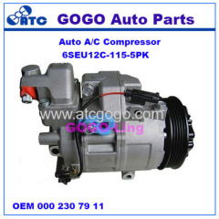 6SEU12C Auto A/C Compressor for Mercedes benz A-CLASS(W168) VANEO(414) OEM A 000 230 79 11 80 A 000 230 94 11