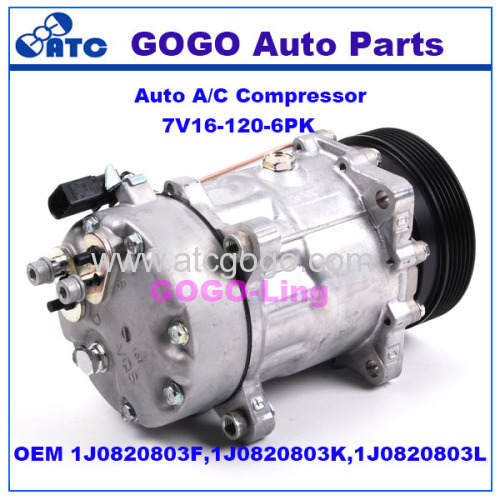 7V16 Auto A/C Compressor for Audi TT OEM1J0820803K 1J0820803KX 1J0820805 1J0820803L