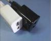 USB Universal Travel Power Adapters 5V2.1A Two USB White And Black