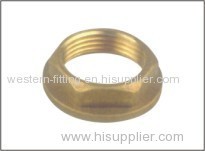 Brass Flange Hexagon Pipe Fitting