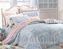 Pure Natural Tencel Lyocell Bedding Sets Durable , Curly Grass Design