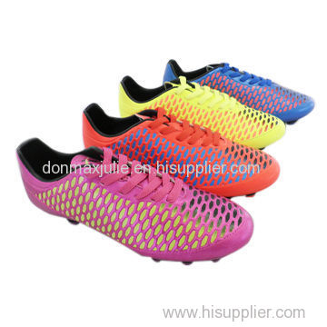 Indoor Soccer Shoes For Men/Women/Children With PU Upper/Rubber Outsole