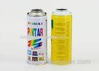 Butane Gas Canister Tinplate Paint Aerosol Spray Can / Bottle 4 Color Printing