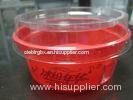 300ml 10oz Clear Plastic Ice Cream Cups For Milk / Salad Cups