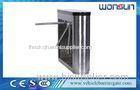 Professional Metro / subway Turnstile Barrier Gate with 304 Stainless Steel Housing