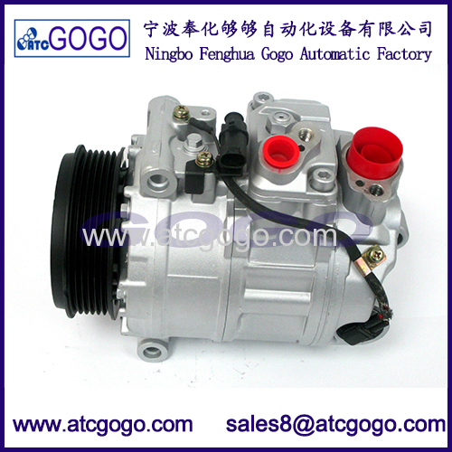 GOGO Auto A/C compressor for Mercedes-Benz C240 CL500 CLK320 2003-2010 (7SEU17C) 97356