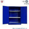 Blue Chemical Liquid Sulfuric Corrosive Storage Cabinet With 2 Doors