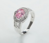 pink spinel ring hot sell