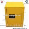 Coated Flammable Yellow Powder Chemical Storage Cabinets For Laboratory / Bench Top