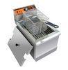 2.5KW Counter Top Commercial Electric Deep Fryer For Hotels / Restaurants