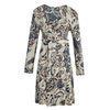 Roll Printed Ladies Casual Dresses , Flower Printed Organic Cotton Jersey Long Dress