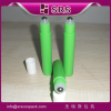 manufacturer hot sale 15ml green empty plastic roller bottle for eye cream