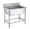 Single / Double / Triple Bowl Commercial Stainless Steel Sinks For Cold / Freezing Room