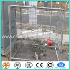 Galvanzied Steel Wire Mesh Rubbish Cages for construction site