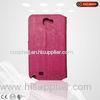 Pink Color Wallet Flip Samsung Galaxy Phone Cases S2 I9100 With Strap