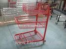 Three Tier Metal Hand Truck Dolly Workshop Steel Trolley With Powder Painted