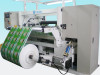 High speed plastic film and paper slitter