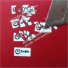 Custom very small size warranty sticker void if tampered stickers