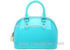 Jelly Silicone Handbag With Promotional Gift Blue / Pink / Red / Soft / Eco Friendly Handbags