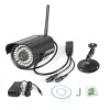 aly003 Wireless Network Outdoor Waterproof Security Wifi IP Camera P2P Support Mobilephone View Win 7 Mac OS Night Visi