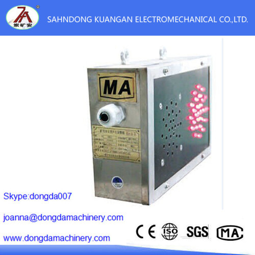 Mine intrinsically safe sound and light alarm box