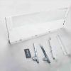 Double wall drawer system soft close undermount drawer slides