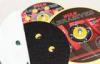 5 holes Hook And Loop Velcro Sanding Pads / 9.5mm Foam Thickness