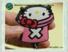 Kitty Cat 2D Soft PVC Rubber Keychain , PVC Key Ring Vivid Color