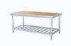 Custom Commercial Stainless Steel Kitchen Work Table For Hotel / Restaurant