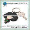 Cute doll coin holder soft PVC keychains , cartoon personalized key chains