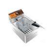 Free standing Commercial Electric Countertop Deep Fryer With 1 Tank / 1 Basket