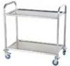 Removable Dining Food Stainless Steel Rolling Cart / Trolley For Restaurant