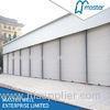 Auto Steel White Industrial Sectional Door Energy Saving For Residence