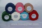 2 Inch Colored Cohesive Cotton Elastic Bandage For Healthcare , High tensile strength