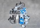 Piston - Type Double Bucket Mobile Milking Machine With 1440 Rpm / Min